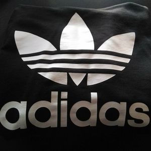 adidas Originals Black and White Crewneck Sweater